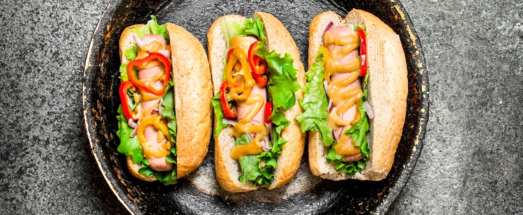 cachorro quente na chapa